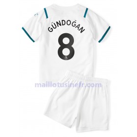 Maillot de Foot Manchester City Ilkay Gundogan 8 Extérieur 2021-22 - Enfant